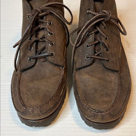 J. Crew brown leather ankle boots size 9 main image 5
